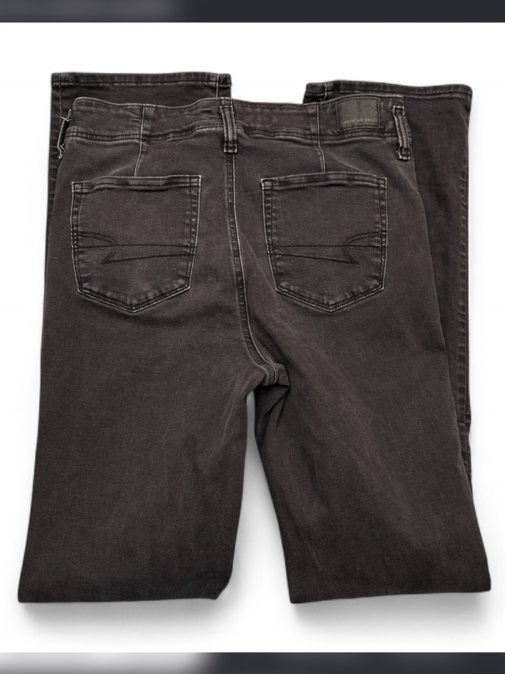 American Eagle black high rise skinny kick 10L